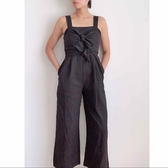 Overall Double Knot Pocketed Jumpsuit - Picture 4 of 7